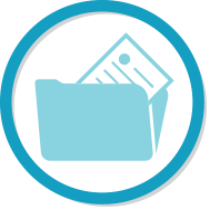 Icon of forms in a folder